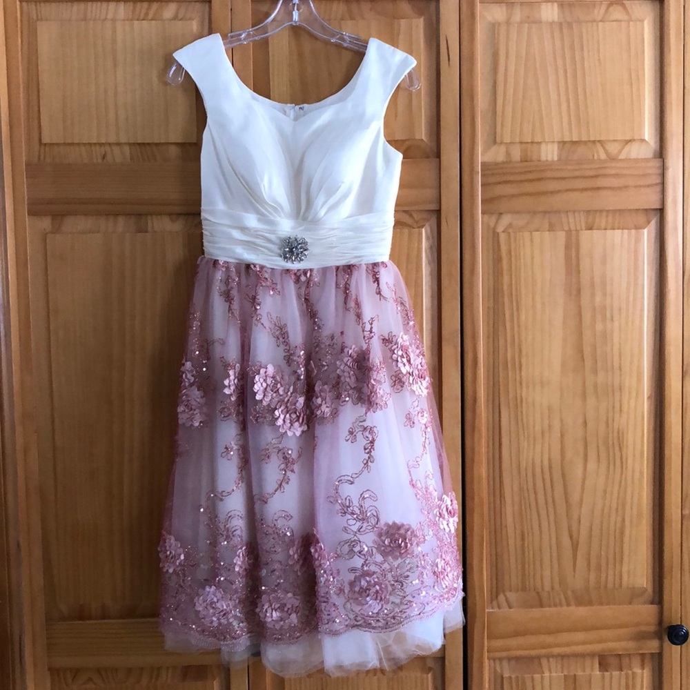 Knee length formal dress